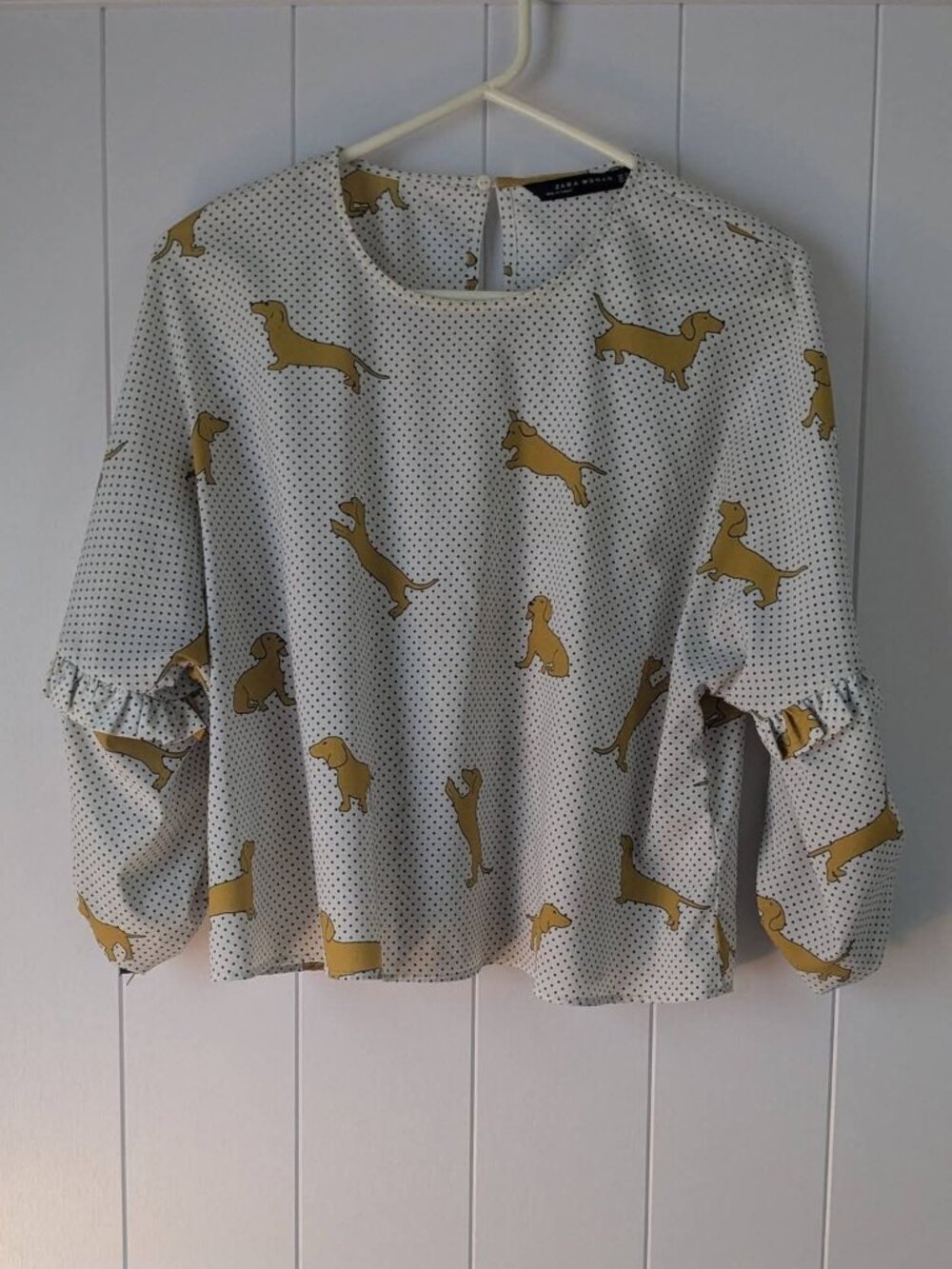 Zara Dacshund blouse